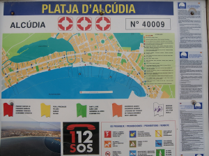 Map of Platda D'Alcudia (meaning Beach or seashore)